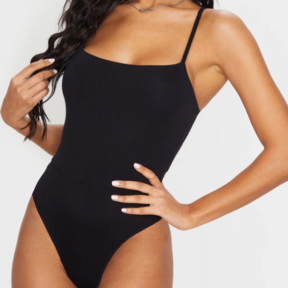 AVILA by DN Black Basic Bodysuit ONE SIZE - Picture 2 of 8